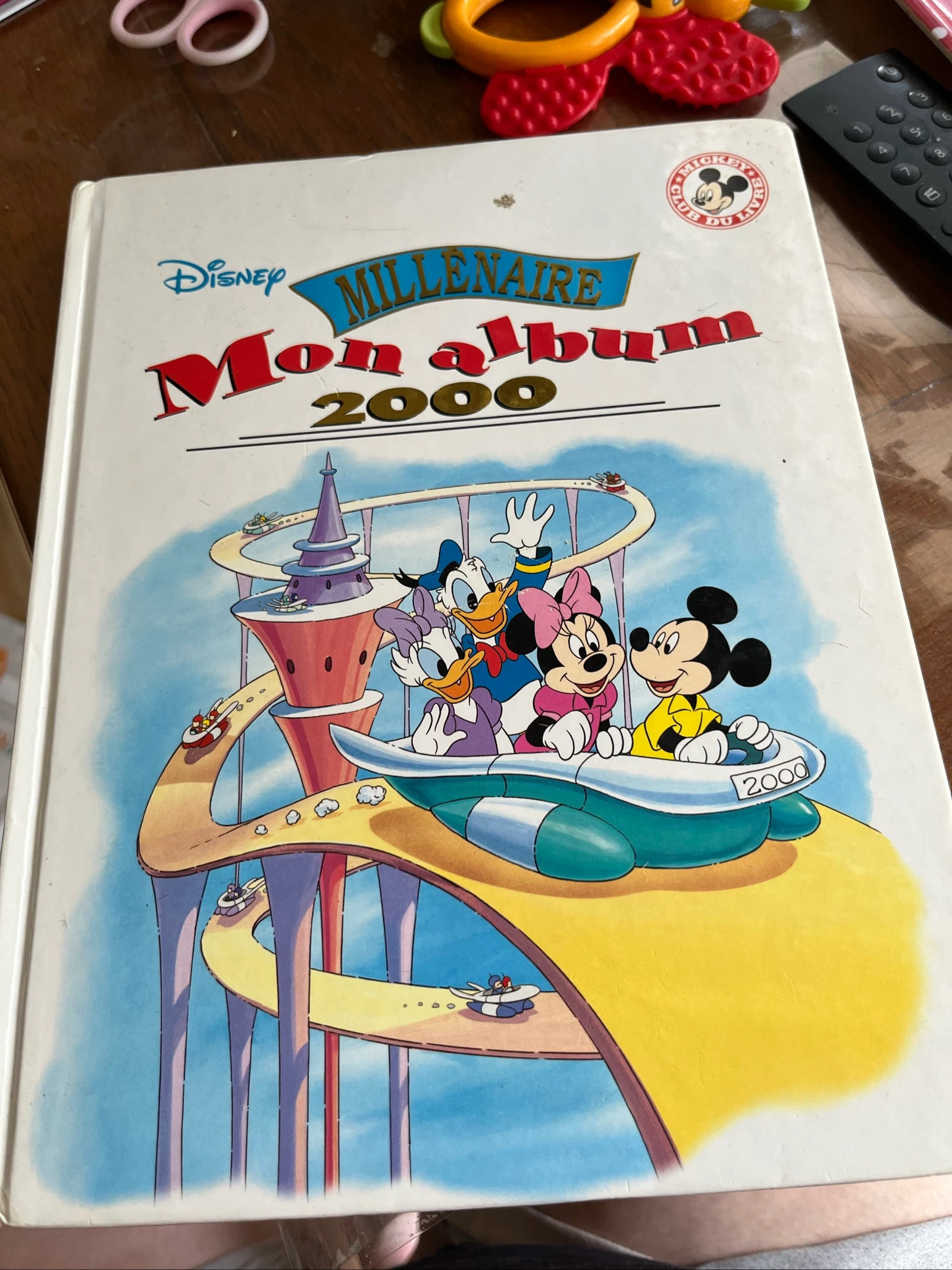 Lot 2 albums Disney Grolier - Mon Album 2000 & 2001